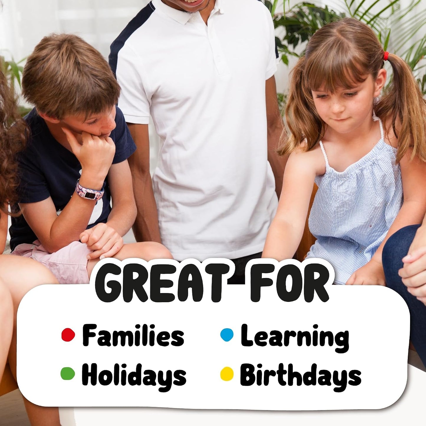 Junior Colourbrain Card Game – Fun Family Colour Quiz Game for Kids & Adults | Easy Party Card Game for Families | Smaller Box Edition