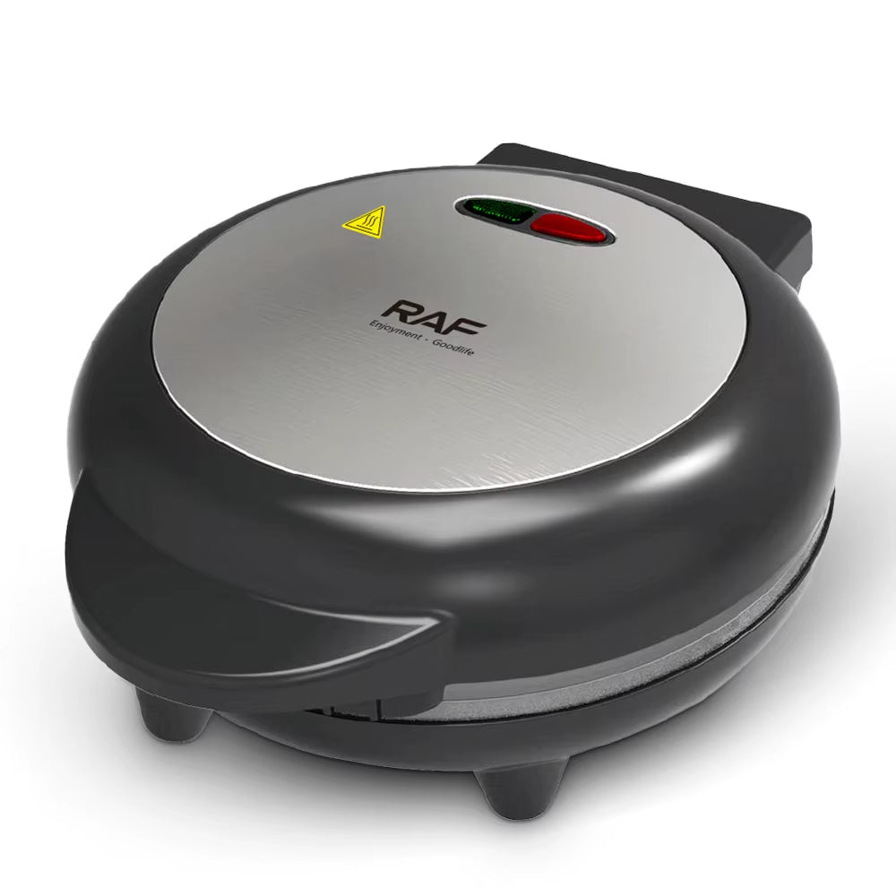 Electric Frying Pan 6.7Inch Pizzas Maker Home Omelette BBQ Pancake Baking Machine Nonstick Pan for Pizzas Quesadillas Bread Cake