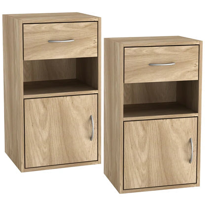 Baraa 30Cm W Particle Board / Chipboard Bedside Table