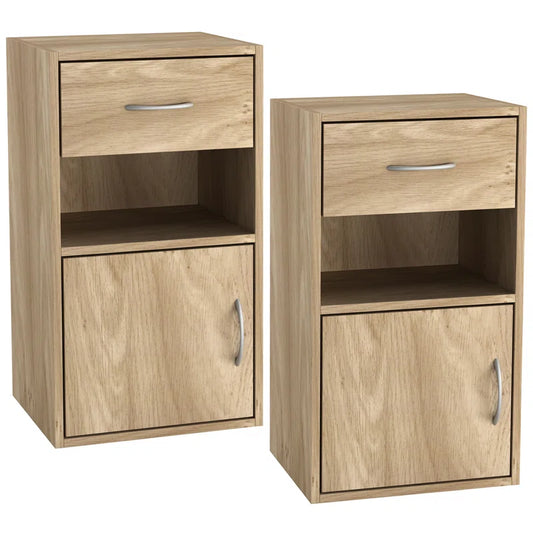 Baraa 30Cm W Particle Board / Chipboard Bedside Table