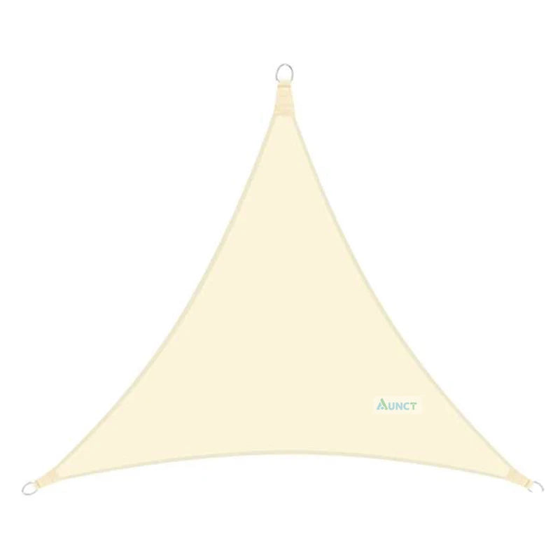 3X3X3M Triangle Sun Shelter Shade Sail LED Light String Awnings Outdoor Romantic Warm Waterproof Gazebo Garden YARD Sail Awning