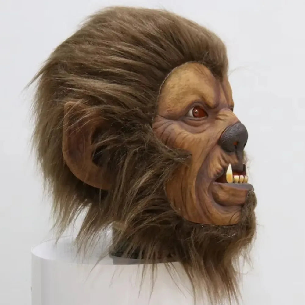 Horror Realistic Halloween Cosplay Warcraft Mask Latex Durable Demon Mask Wraith Mask
