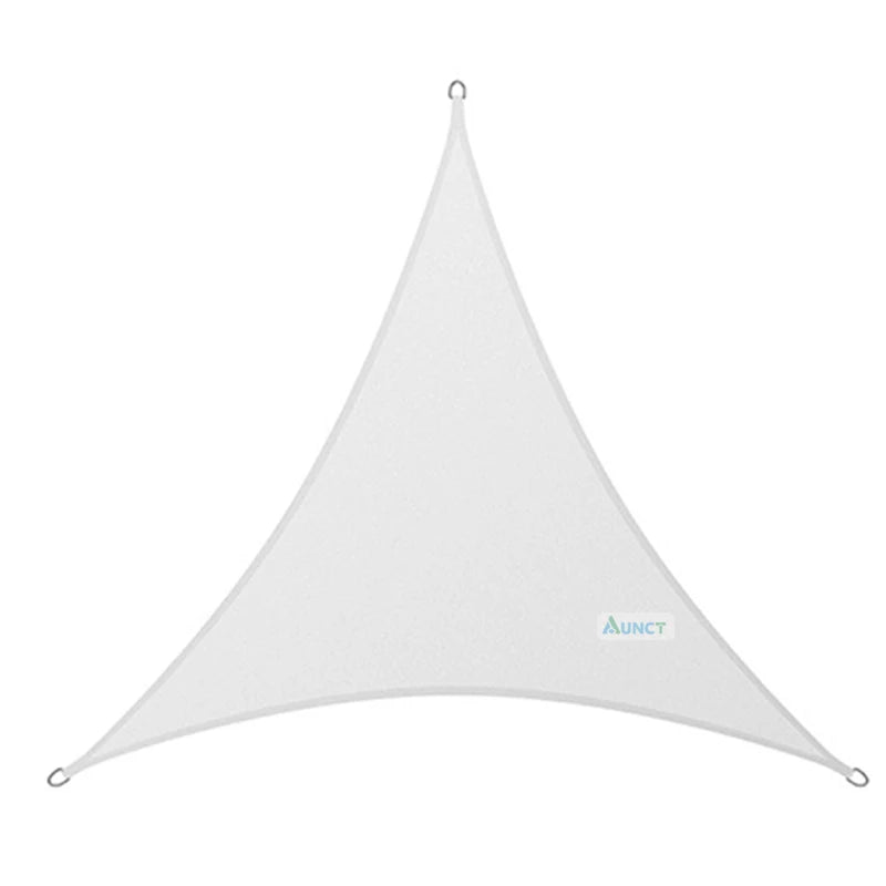 3X3X3M Triangle Sun Shelter Shade Sail LED Light String Awnings Outdoor Romantic Warm Waterproof Gazebo Garden YARD Sail Awning