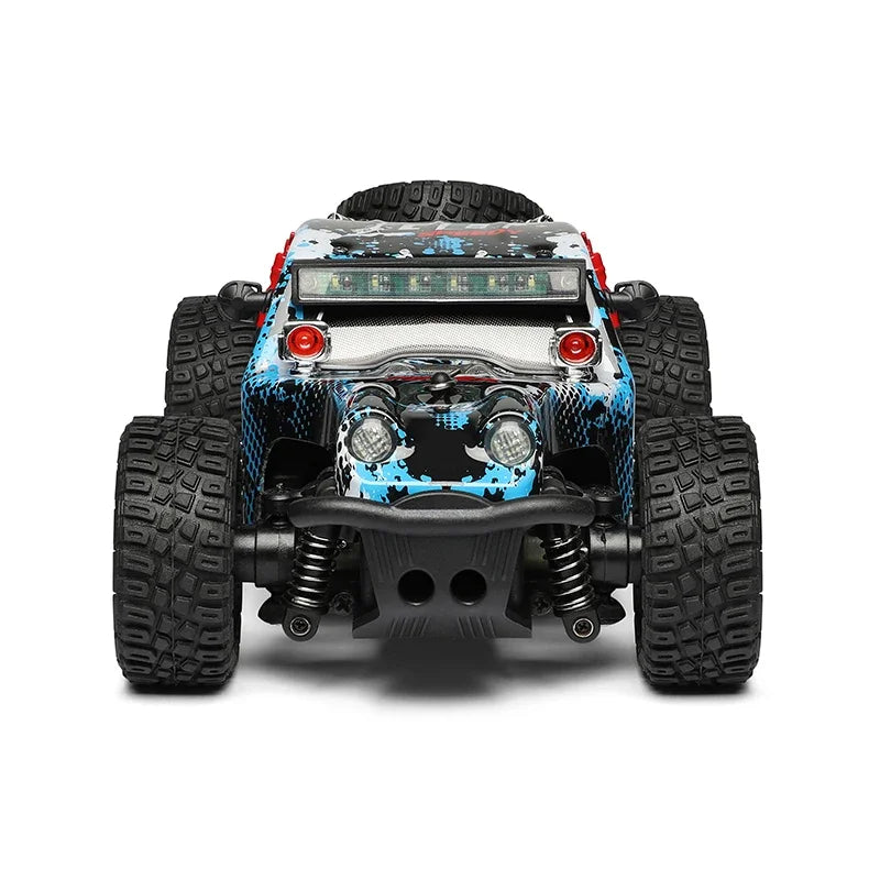 Wltoys 1/28 284161 V8 4WD RC Monster Trucks with LED Lights 2.4G Radio Remote Control Car Off-Road Drift for Kids Toys