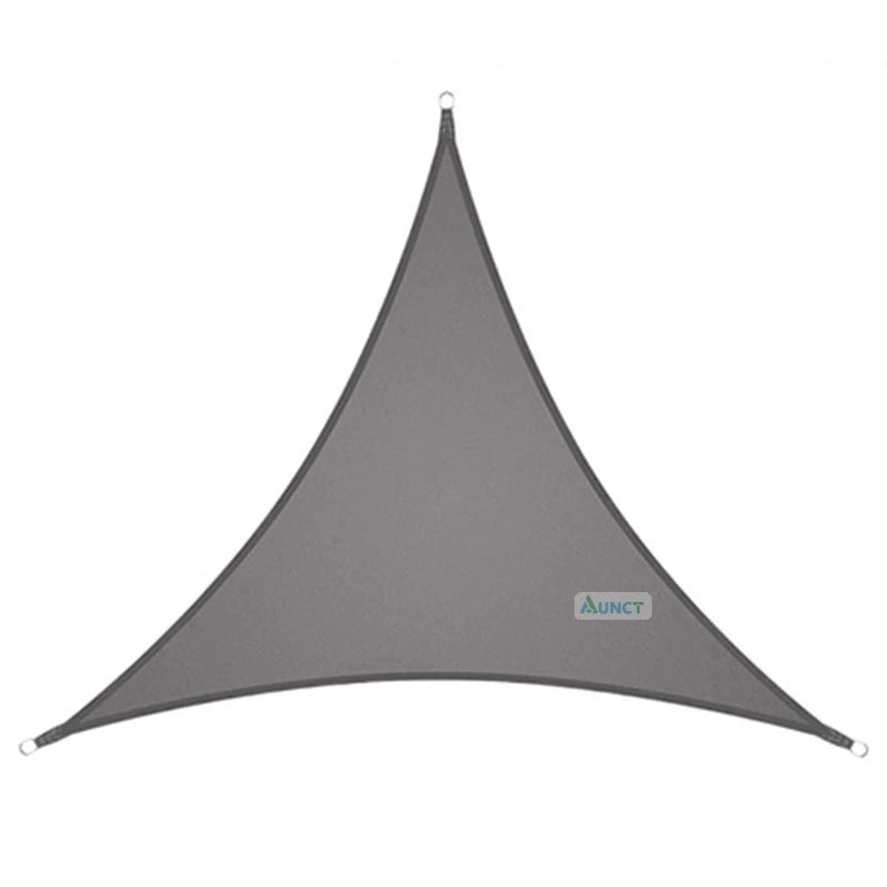 3X3X3M Triangle Sun Shelter Shade Sail LED Light String Awnings Outdoor Romantic Warm Waterproof Gazebo Garden YARD Sail Awning
