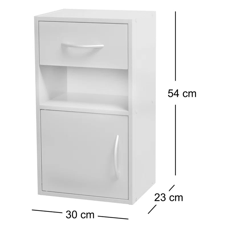 Baraa 30Cm W Particle Board / Chipboard Bedside Table