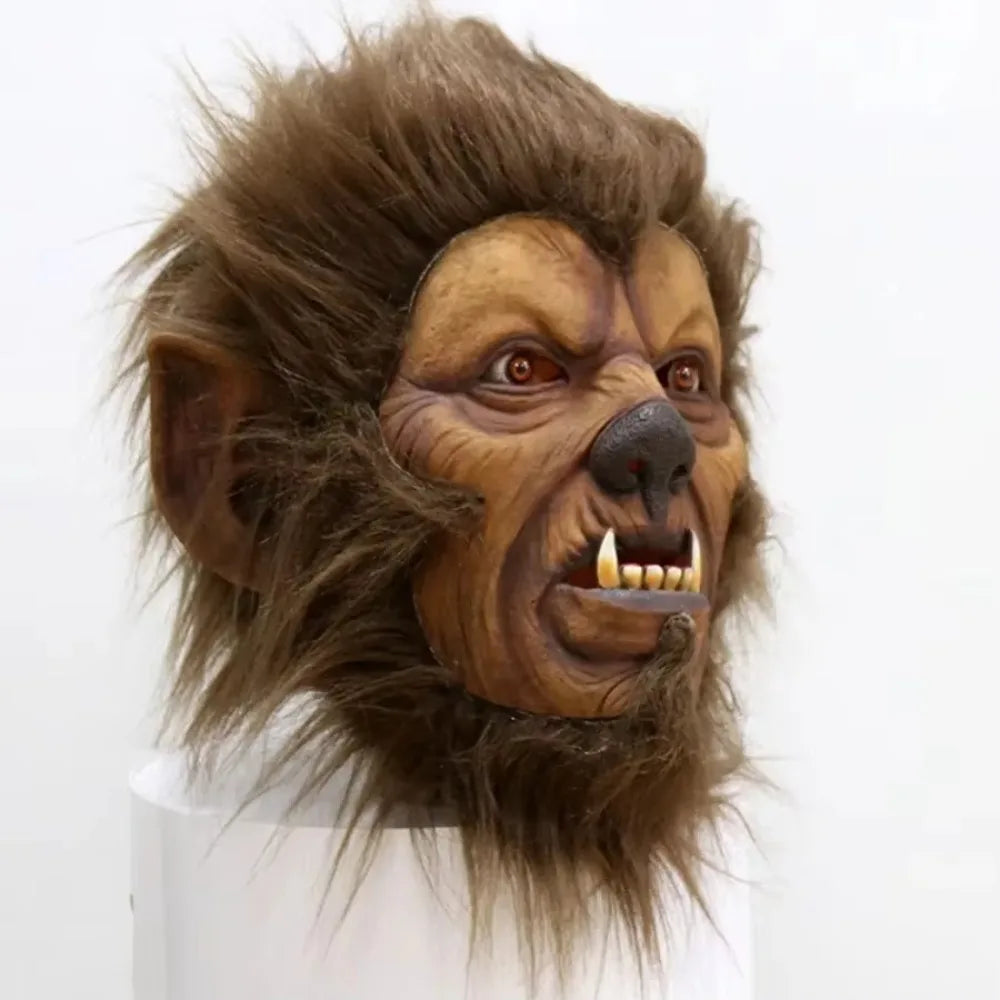 Horror Realistic Halloween Cosplay Warcraft Mask Latex Durable Demon Mask Wraith Mask