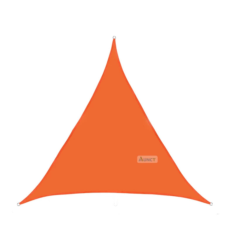 3X3X3M Triangle Sun Shelter Shade Sail LED Light String Awnings Outdoor Romantic Warm Waterproof Gazebo Garden YARD Sail Awning