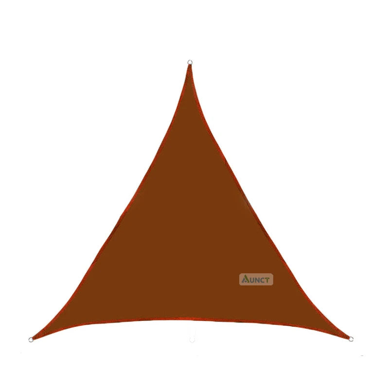 3X3X3M Triangle Sun Shelter Shade Sail LED Light String Awnings Outdoor Romantic Warm Waterproof Gazebo Garden YARD Sail Awning