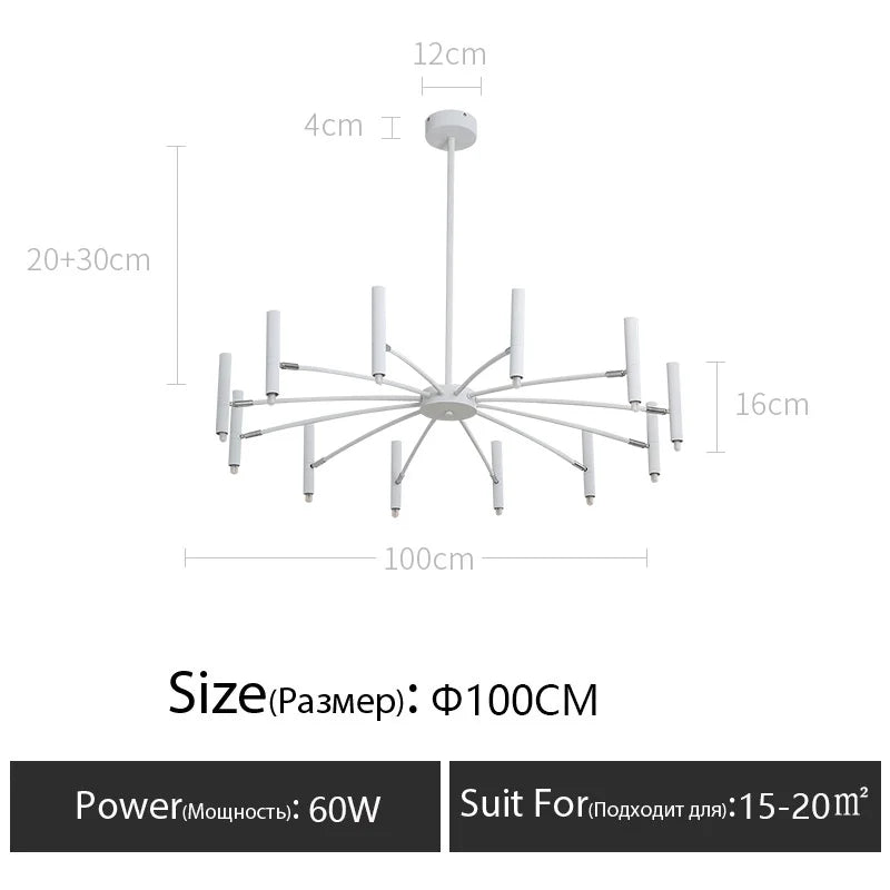 Modern G9Led Ceiling Chandelier Nordic Living Room Dining Room Chandelier 110V/220V Home Interior Lighting Decorative Chandelier