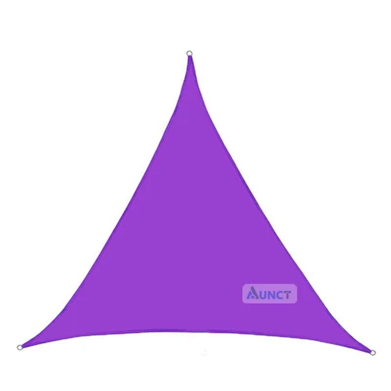 3X3X3M Triangle Sun Shelter Shade Sail LED Light String Awnings Outdoor Romantic Warm Waterproof Gazebo Garden YARD Sail Awning