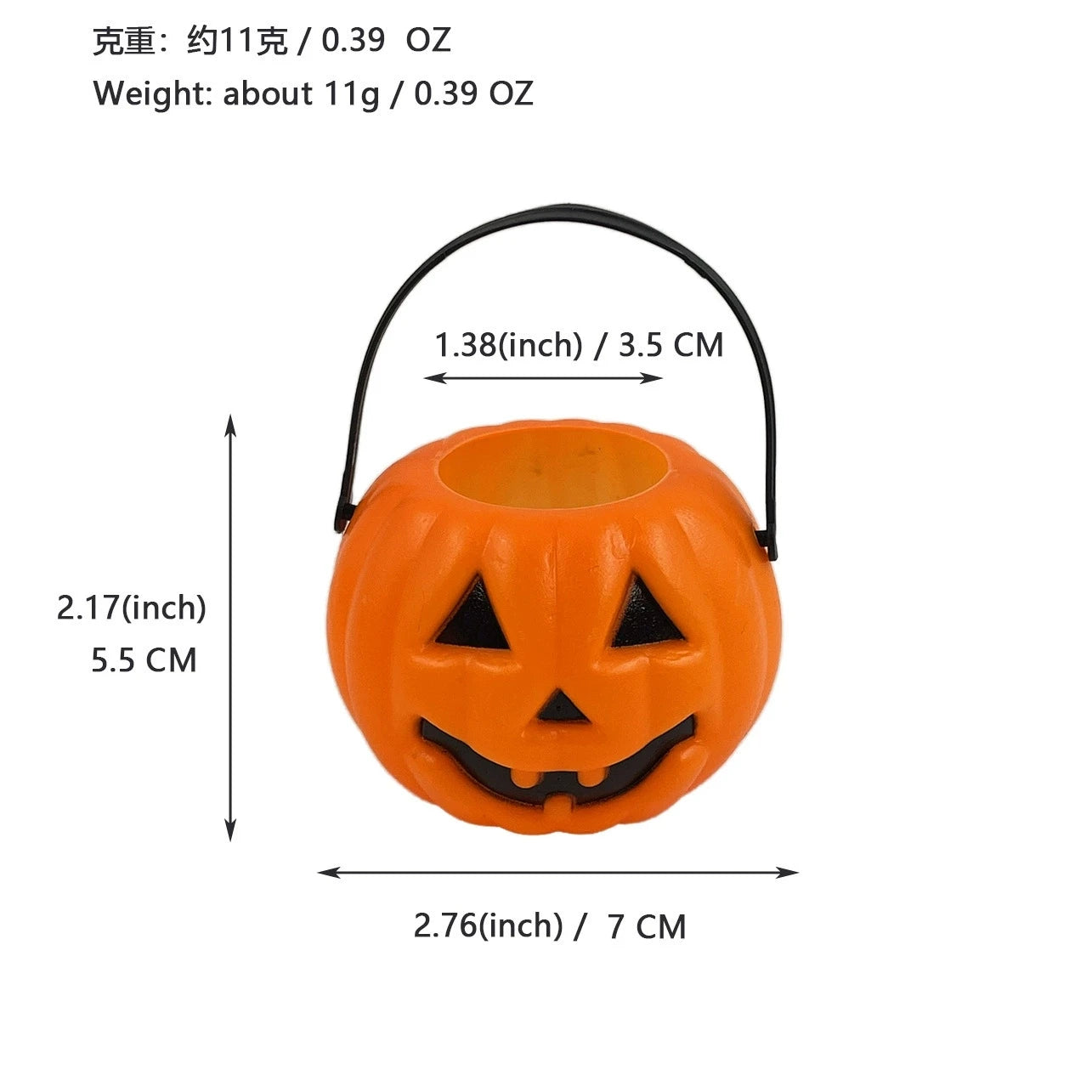 Halloween Candy Bowl Decorations Black Plastic Cauldron Bowls with Iron Rack, Halloween Party Decorations Candy Bucket