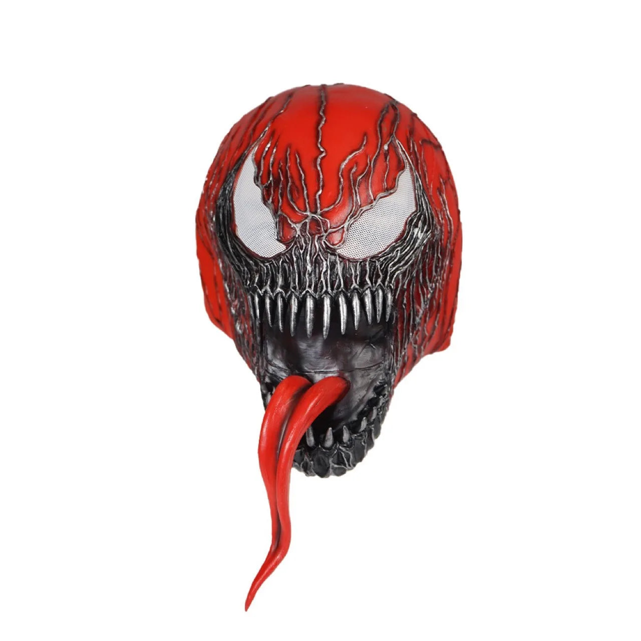 Venom Mask Cosplay Halloween Horror Hero Latex Venom Wearable Actor'S Headgear Adult One-Size Comic-Con Party Masquerade Props
