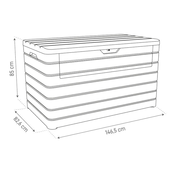 Transform Your Outdoor Space with the Stylish and Spacious Dolomiti 970 Litre Outdoor Storage Deck Box
