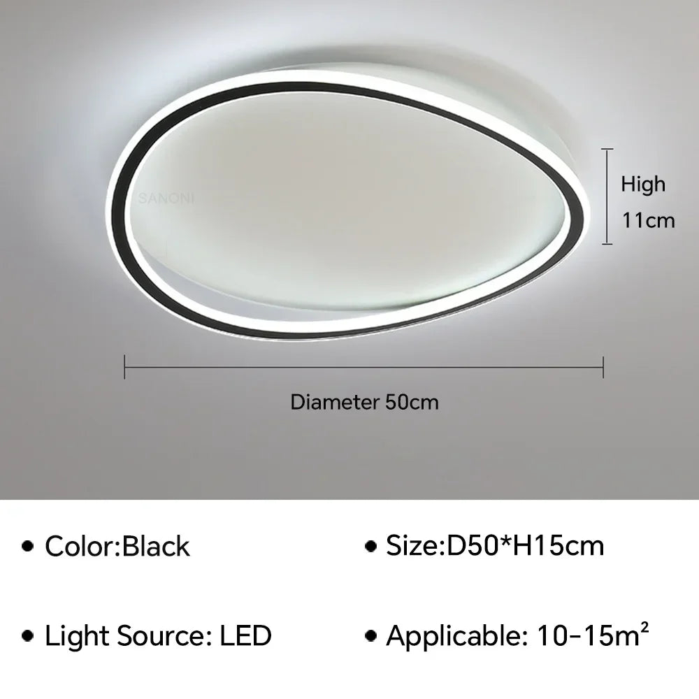 Modern LED Ceiling Chandelier Lamp for Living Dining Room Bedroom Children'S Room Study Hall Home Decor Lighting Fixture Lustre