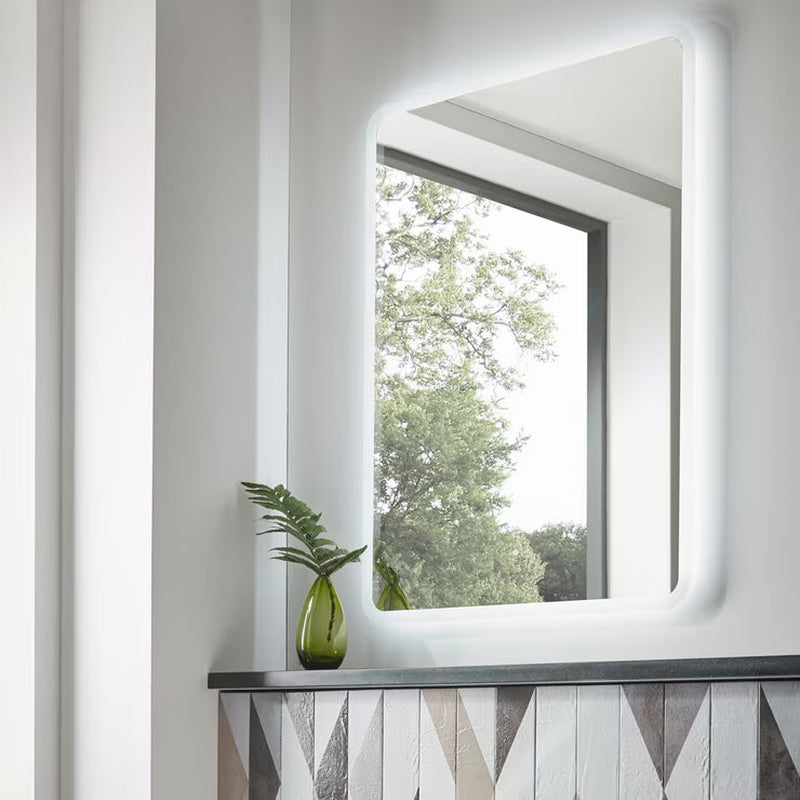 Elysium 500 Back Lit Mirror with Demister and Sensor Control, 50 X 70 X 2.6 Cm