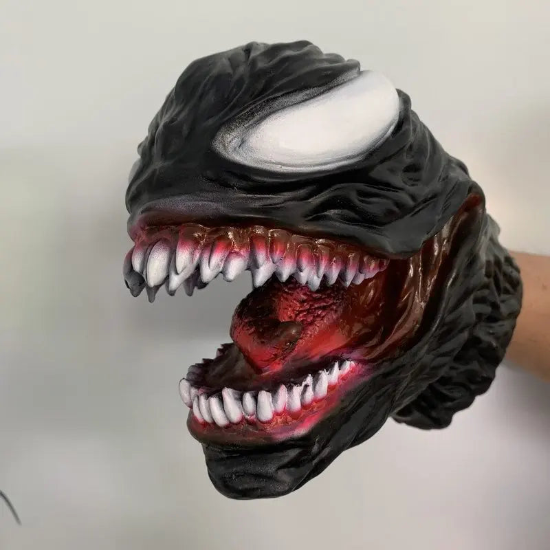 Venom Mask Cosplay Halloween Horror Hero Latex Venom Wearable Actor'S Headgear Adult One-Size Comic-Con Party Masquerade Props
