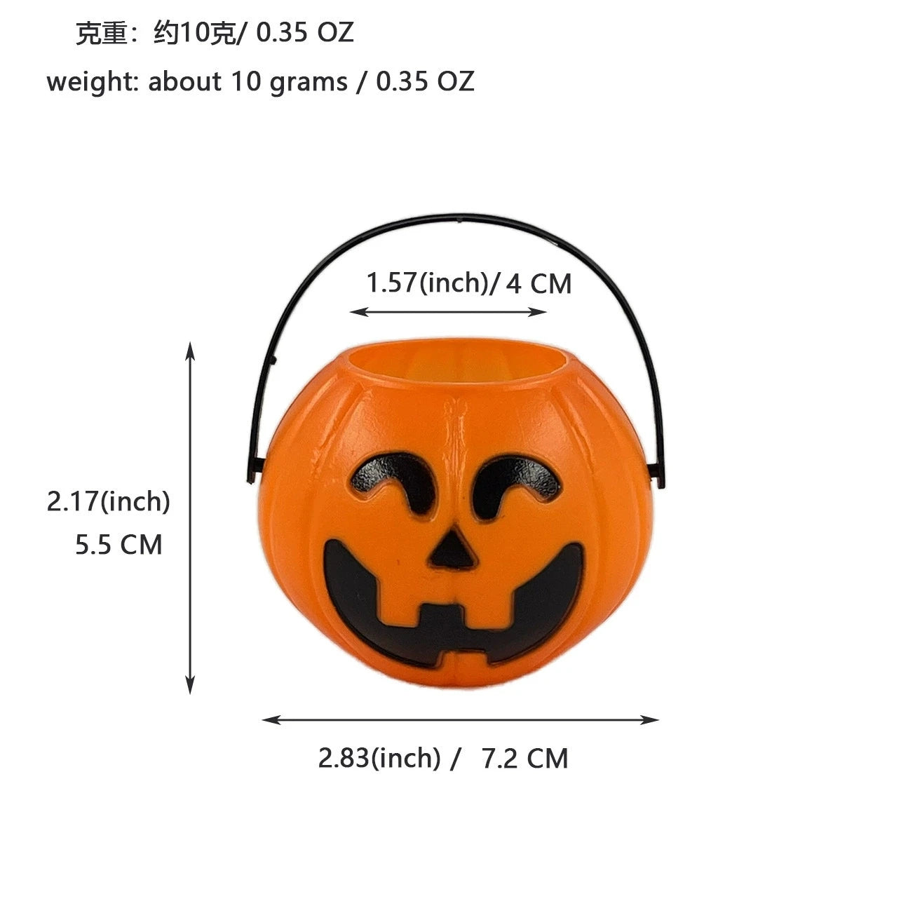 Halloween Candy Bowl Decorations Black Plastic Cauldron Bowls with Iron Rack, Halloween Party Decorations Candy Bucket
