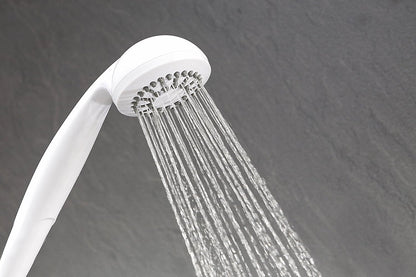 Riba, Shower Electric, 8.5 KW, White, Instant Hot Water, Replacement Shower, anti Twist Hose, Bathroom Showering Unit