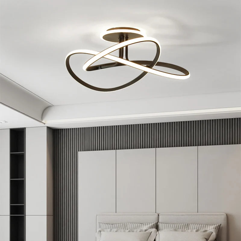Modern LED Ceiling Lamp for Living Room Dining Room Balcony Hall Bedroom Ceiling Chandelier Home Decor Indoor Lighting Fixtures