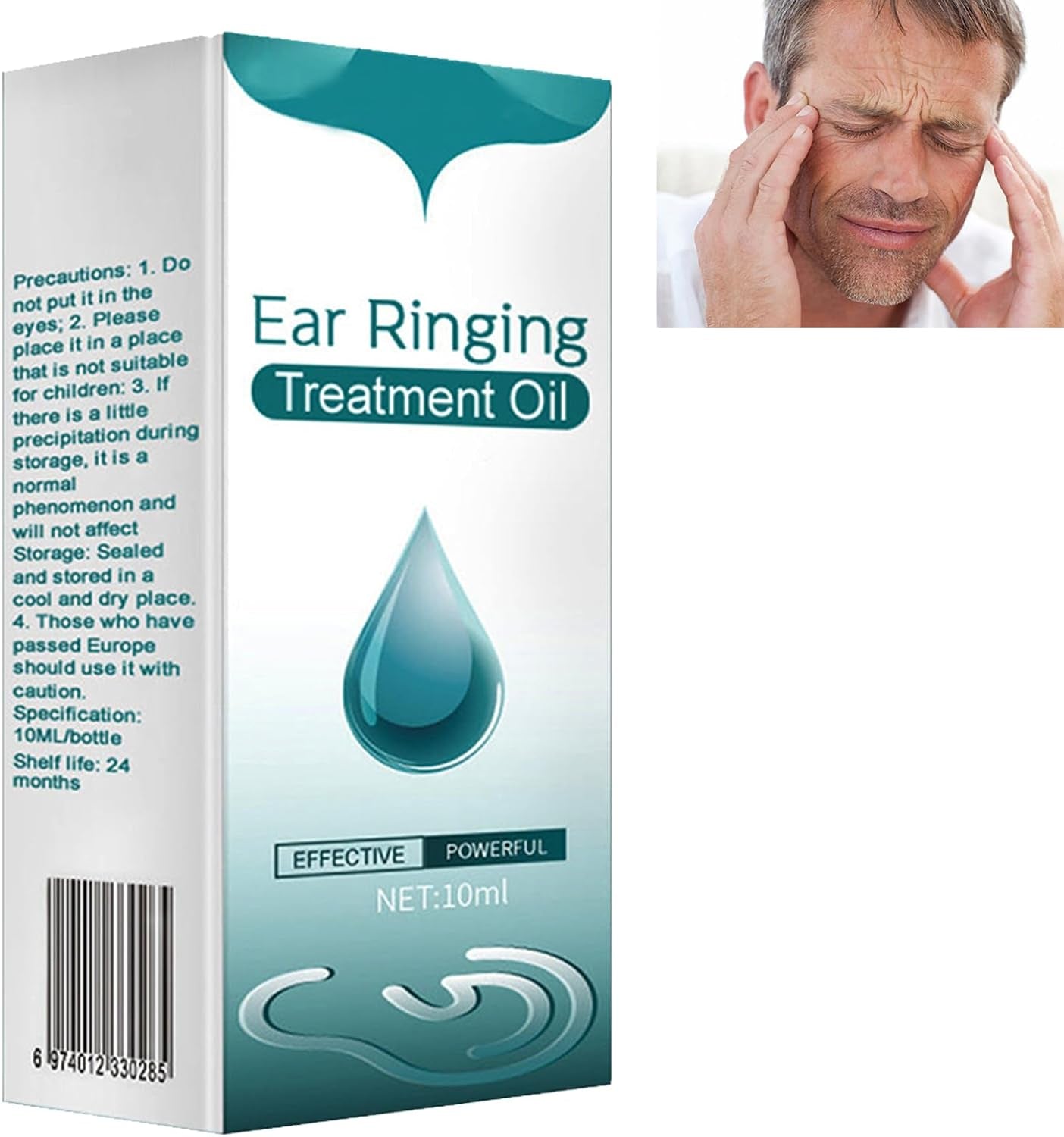Tinnitus Drops,Earache Drops,Ear Health Care Drops,Ear Ringing Drops,Adults Tinnitus Drops,Ear Pain Relief Drops,Hearing Ear Drops,Relieve Tinnitus,10Ml