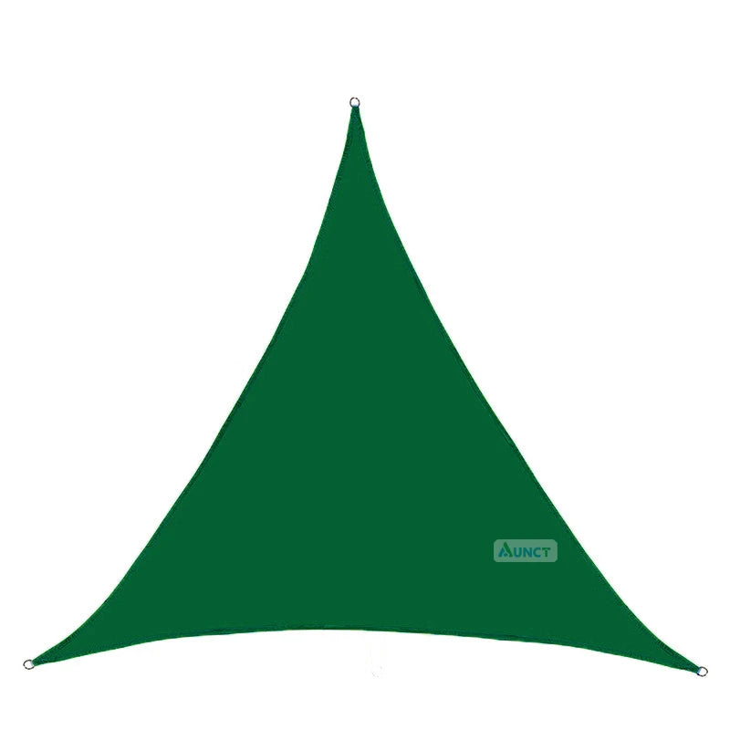 3X3X3M Triangle Sun Shelter Shade Sail LED Light String Awnings Outdoor Romantic Warm Waterproof Gazebo Garden YARD Sail Awning