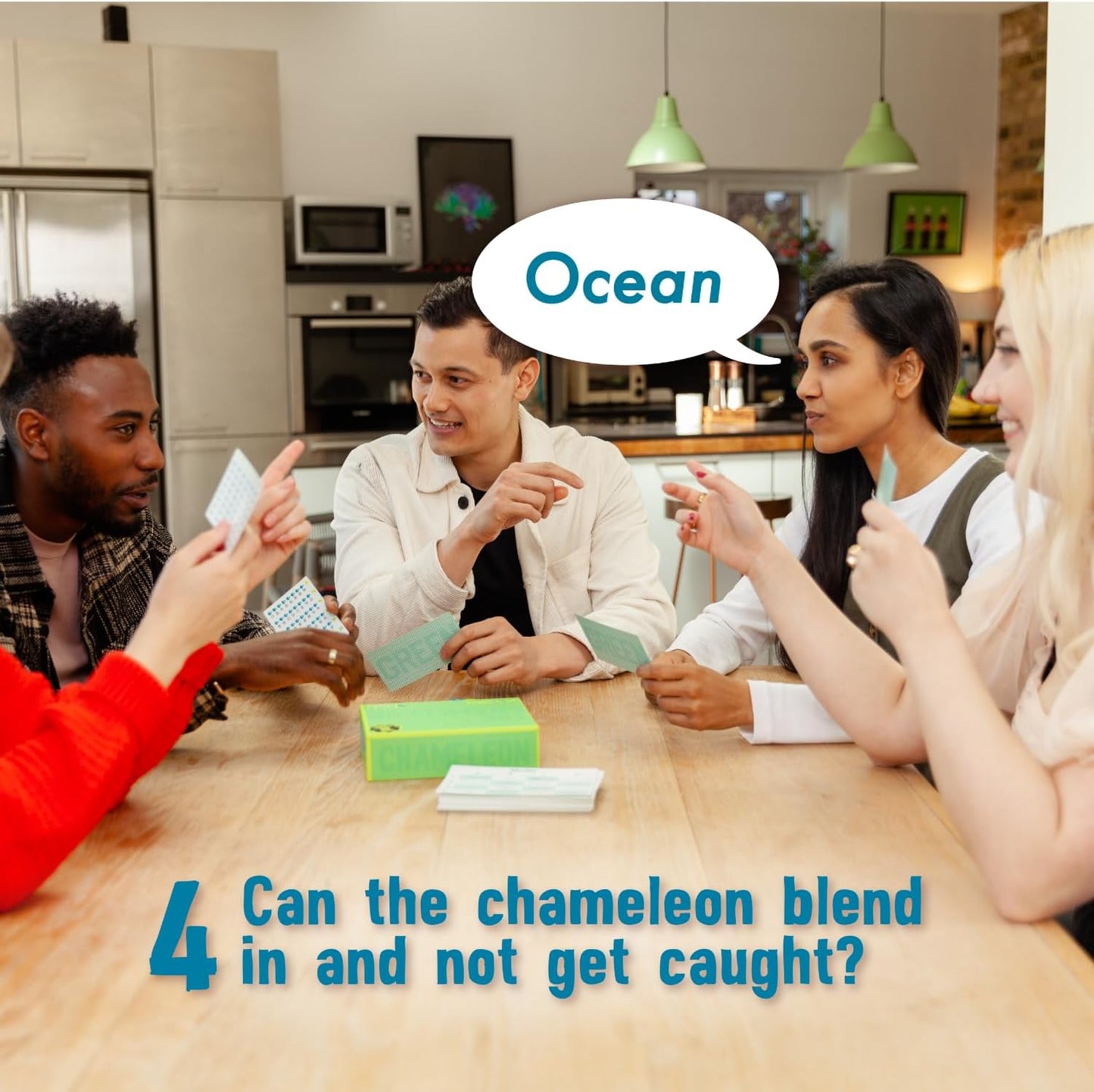 The Chameleon: Find the Traitor | Award-Winning Board Game for Families & Friends for 3-8 Players, with Extra Online Exclusive Content