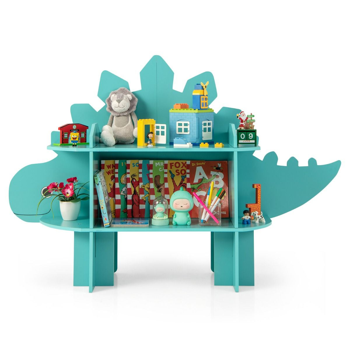 Kids Toy Storage Organizer with Anti-Toppling System for Play Room Nursery Kindergarten
