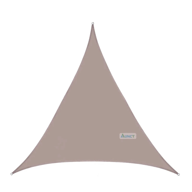3X3X3M Triangle Sun Shelter Shade Sail LED Light String Awnings Outdoor Romantic Warm Waterproof Gazebo Garden YARD Sail Awning