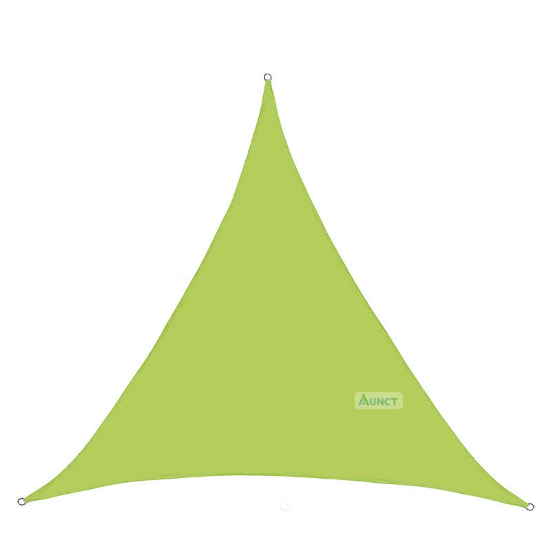 3X3X3M Triangle Sun Shelter Shade Sail LED Light String Awnings Outdoor Romantic Warm Waterproof Gazebo Garden YARD Sail Awning