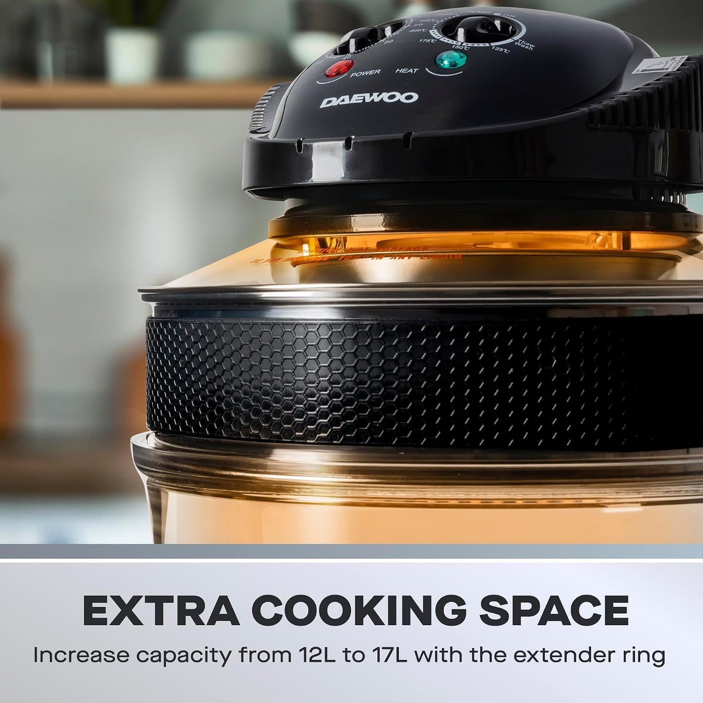 Experience Culinary Excellence with the 17L Halogen Air Fryer Oven – 2025 Model for Large Families, Featuring Self-Cleaning, Adjustable Temperature & Complete Accessories!