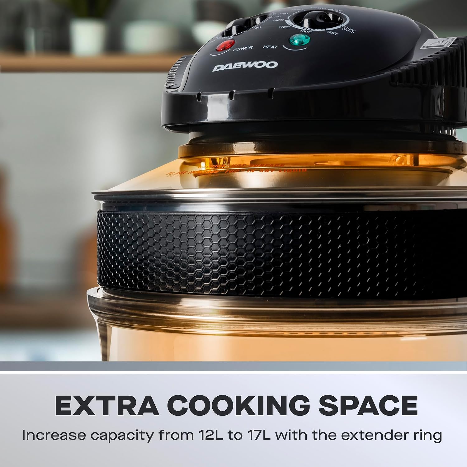 Experience Culinary Excellence with the 17L Halogen Air Fryer Oven – 2025 Model for Large Families, Featuring Self-Cleaning, Adjustable Temperature & Complete Accessories!