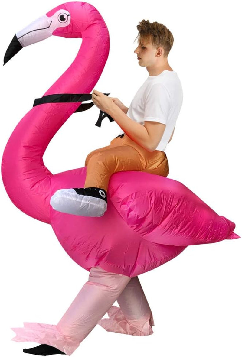 Flamingo Costume Inflatable Costume Adult Inflatable Halloween Costumes Fancy Dress for Adult