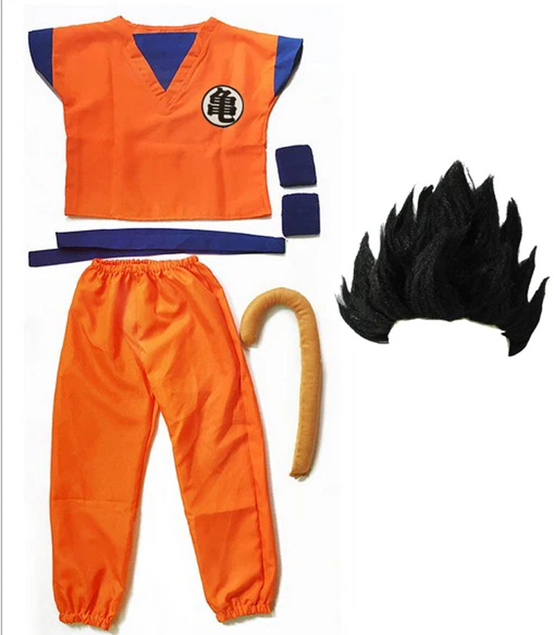 Dragon Clothes Suit Cosplay Costumes Top/Pant/Belt/Tail/Wrister/Wig/Shoes Adult&Kids Halloween Costume