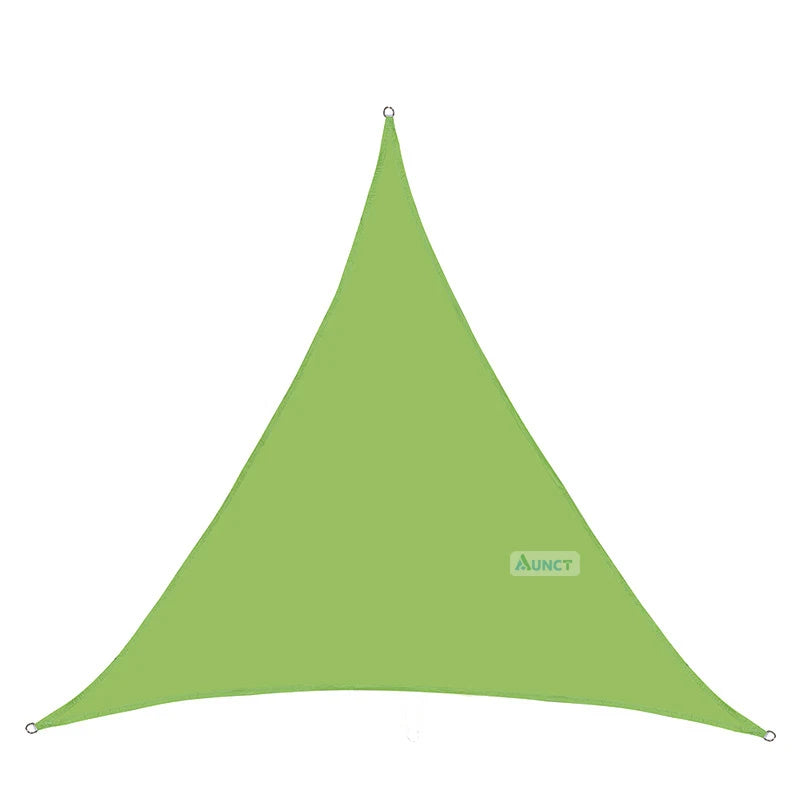 3X3X3M Triangle Sun Shelter Shade Sail LED Light String Awnings Outdoor Romantic Warm Waterproof Gazebo Garden YARD Sail Awning