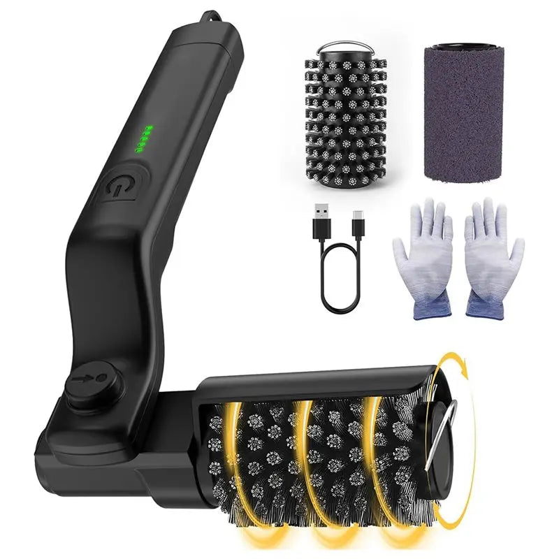 Electric BBQ Cleaner Brush Wireless Stainless Steel Rotary Grill Brush for Outdoor Grill Steam BBQ Cleaning Brush Accessoires