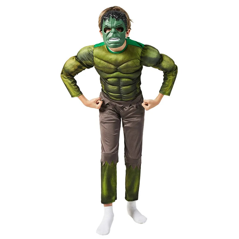 2021 New Hulk Costumes for Kids/ Fancy Dress/Halloween Carnival Party Cosplay Boy Kids Clothing Decorations Supplies Costumes