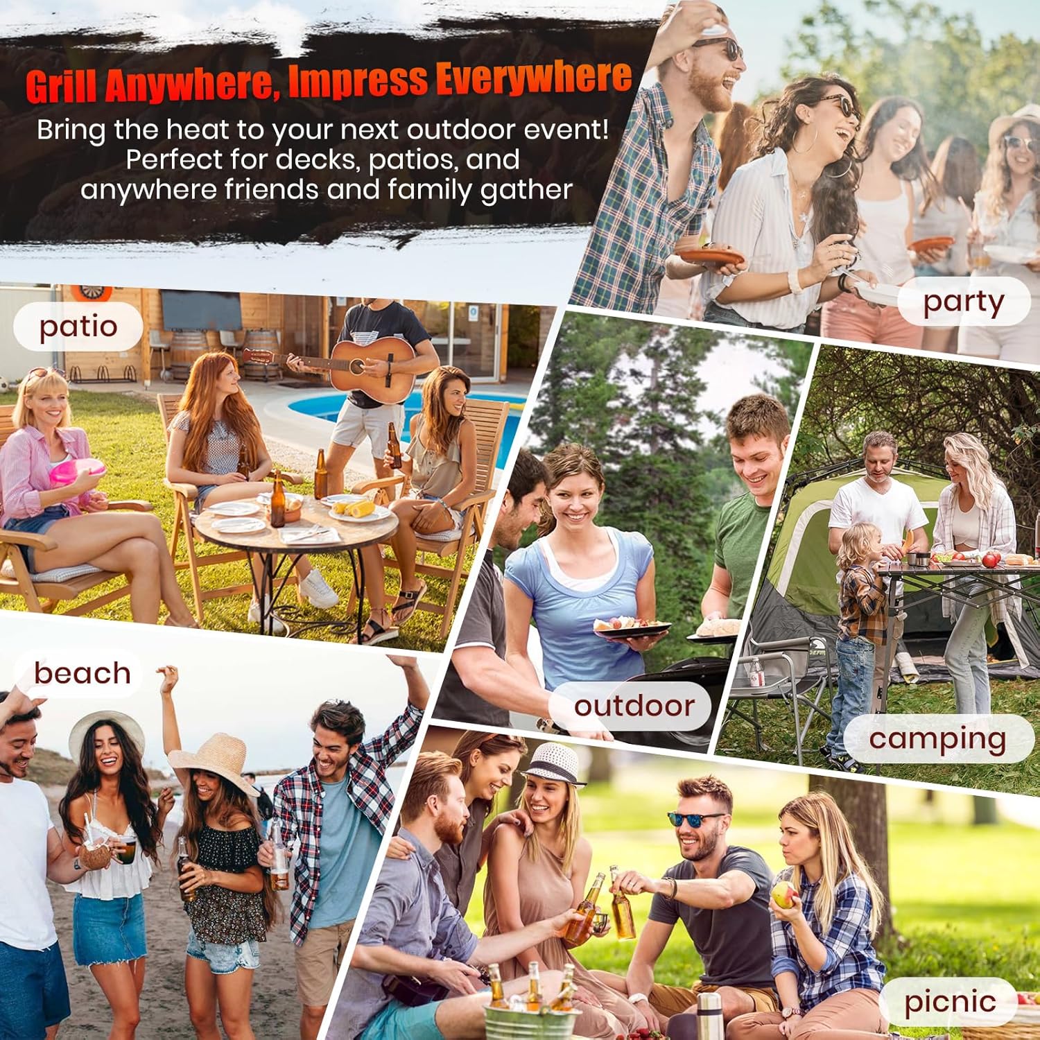 Ultimate Charcoal BBQ Grill with Offset Smoker - Perfect for Outdoor Cooking Adventures