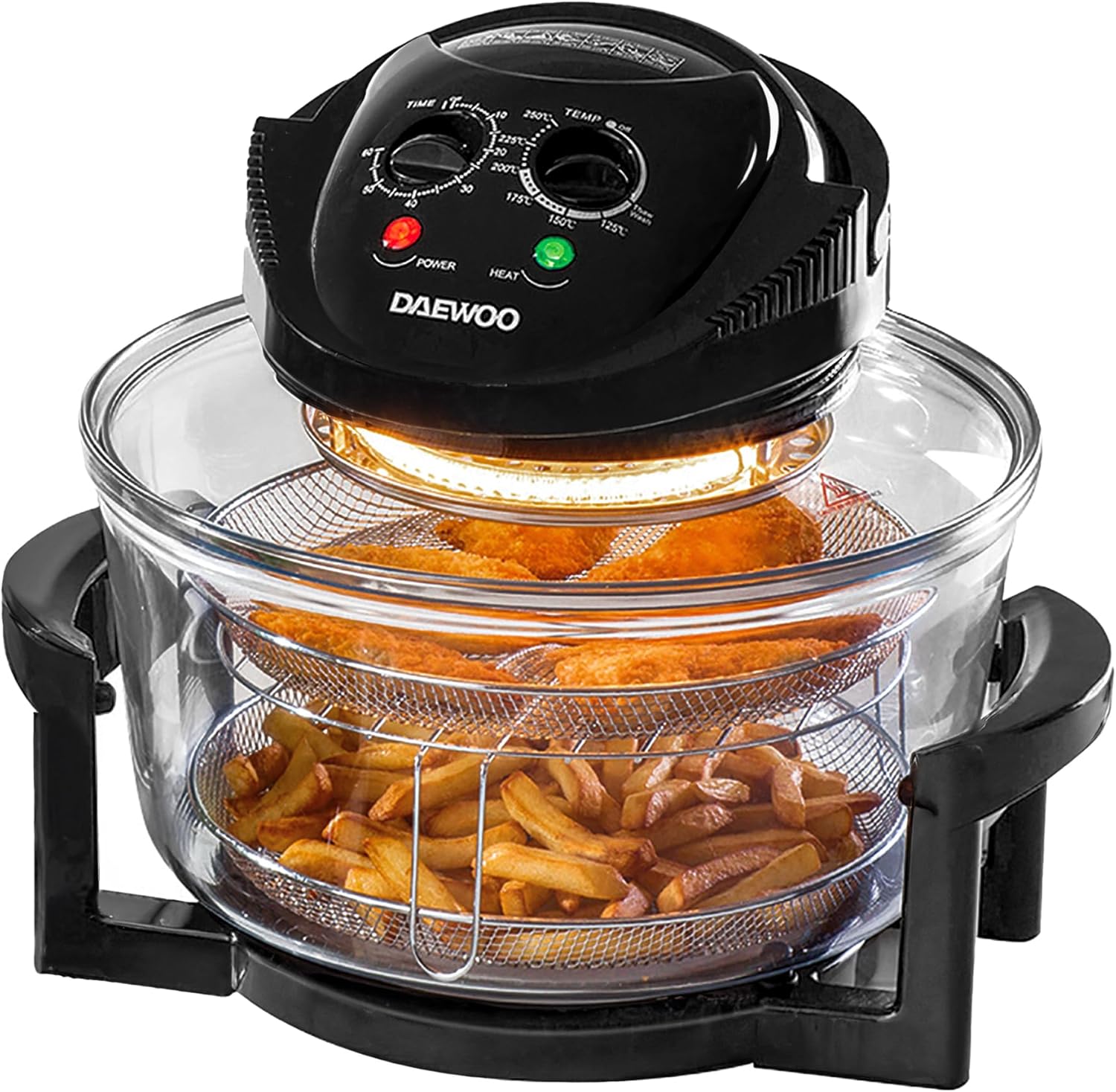 Experience Culinary Excellence with the 17L Halogen Air Fryer Oven – 2025 Model for Large Families, Featuring Self-Cleaning, Adjustable Temperature & Complete Accessories!