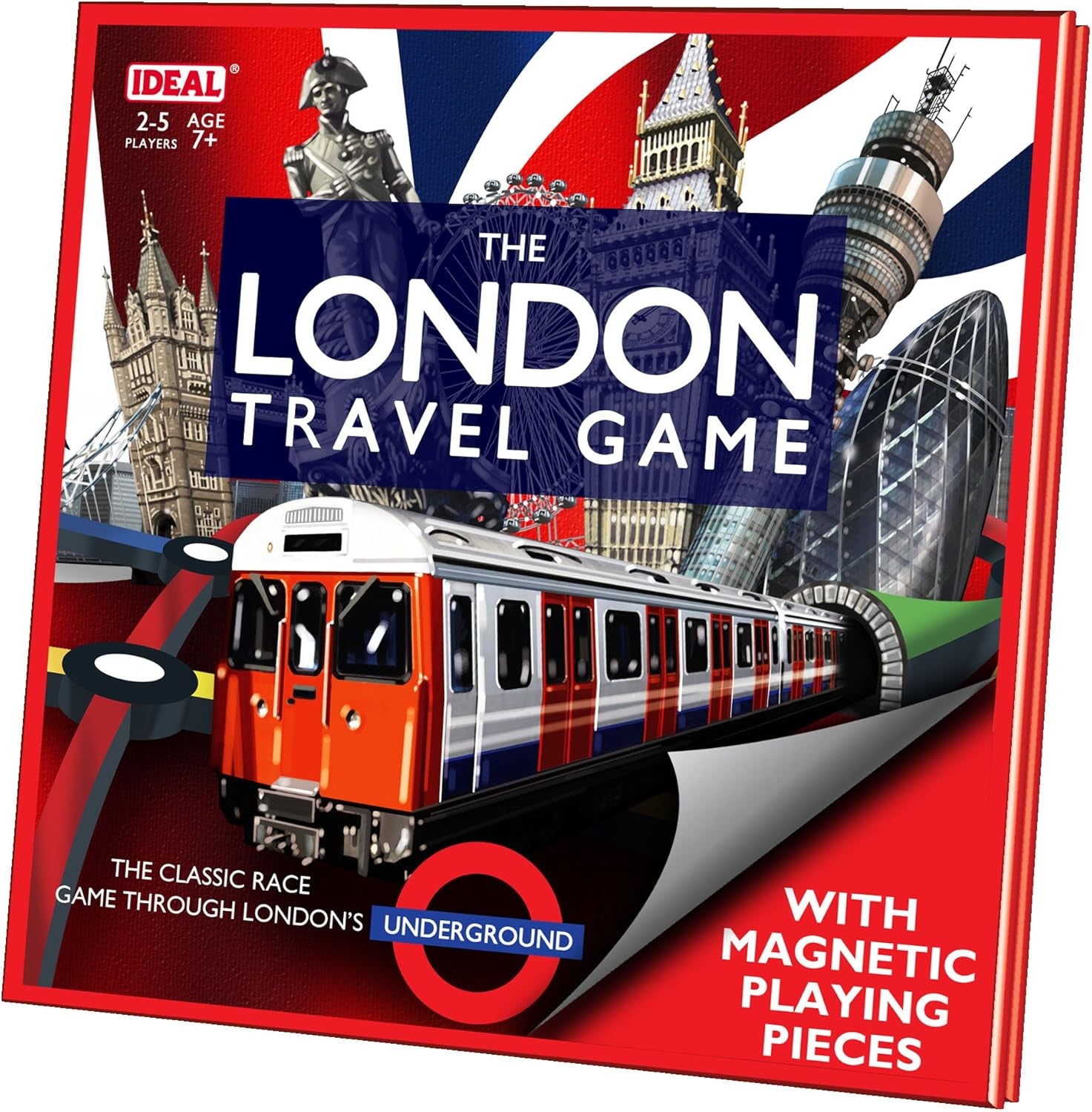 | the London Board Game - Travel Edition: the Classic Race Game through London'S Underground! | Classic Board Games | Travel Games | for 2-6 Players | Ages 7+
