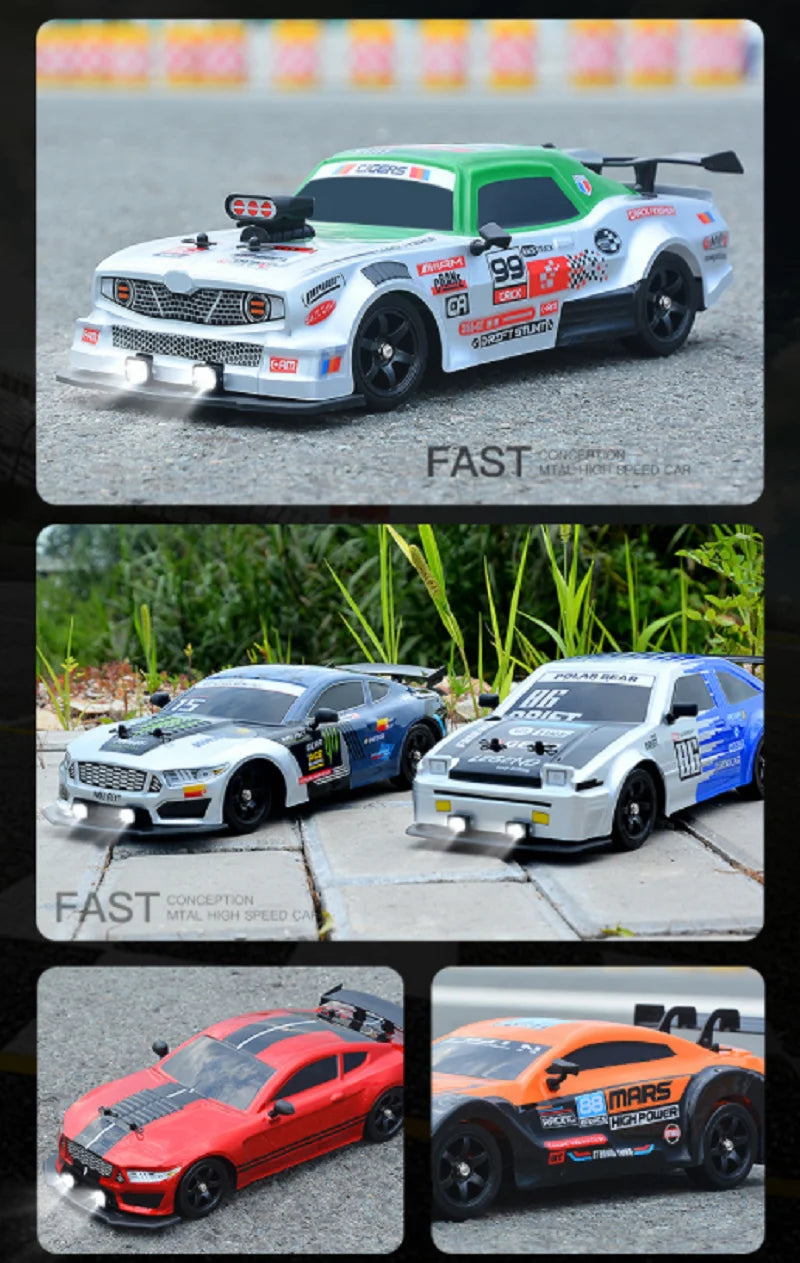 AE86 1: 16 Racing Drift CAR with Remote Control Toys RC Car Drift High-Speed Race Spray 4WD 2.4G Electric Sports Vehicle Gifts
