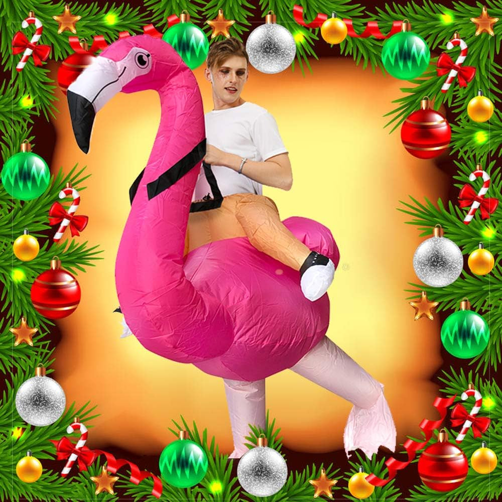 Flamingo Costume Inflatable Costume Adult Inflatable Halloween Costumes Fancy Dress for Adult