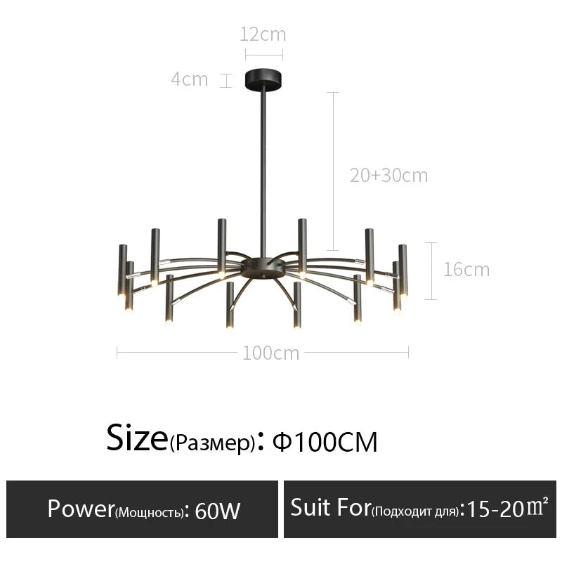 Modern G9Led Ceiling Chandelier Nordic Living Room Dining Room Chandelier 110V/220V Home Interior Lighting Decorative Chandelier
