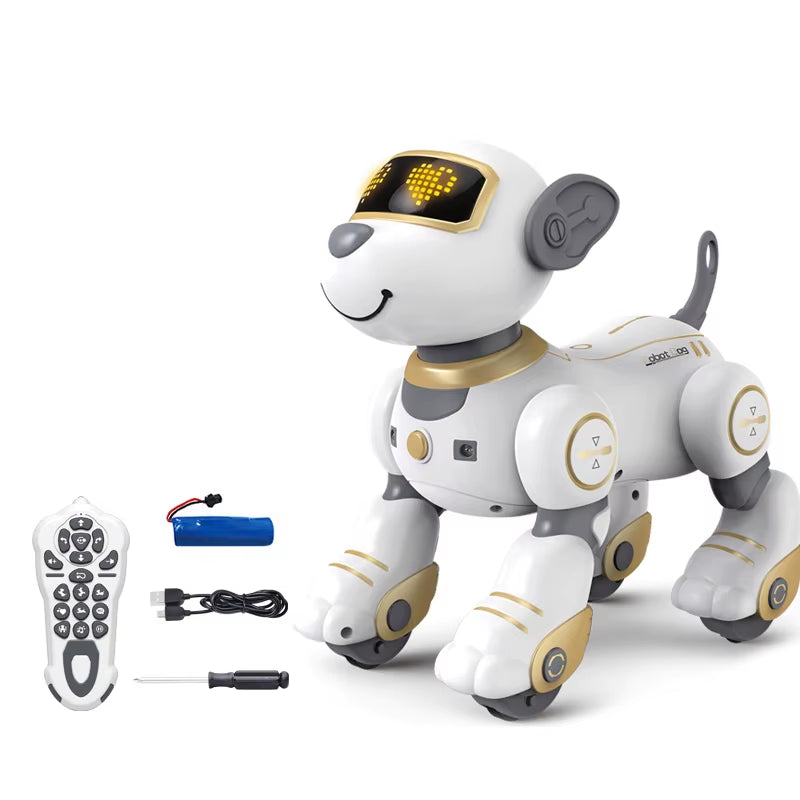 Robot Dog Stunt Walking Dancing Electric Pet Dog Remote Control Magic Pet Dog Toy Intelligent Touch Remote Control Children Toys