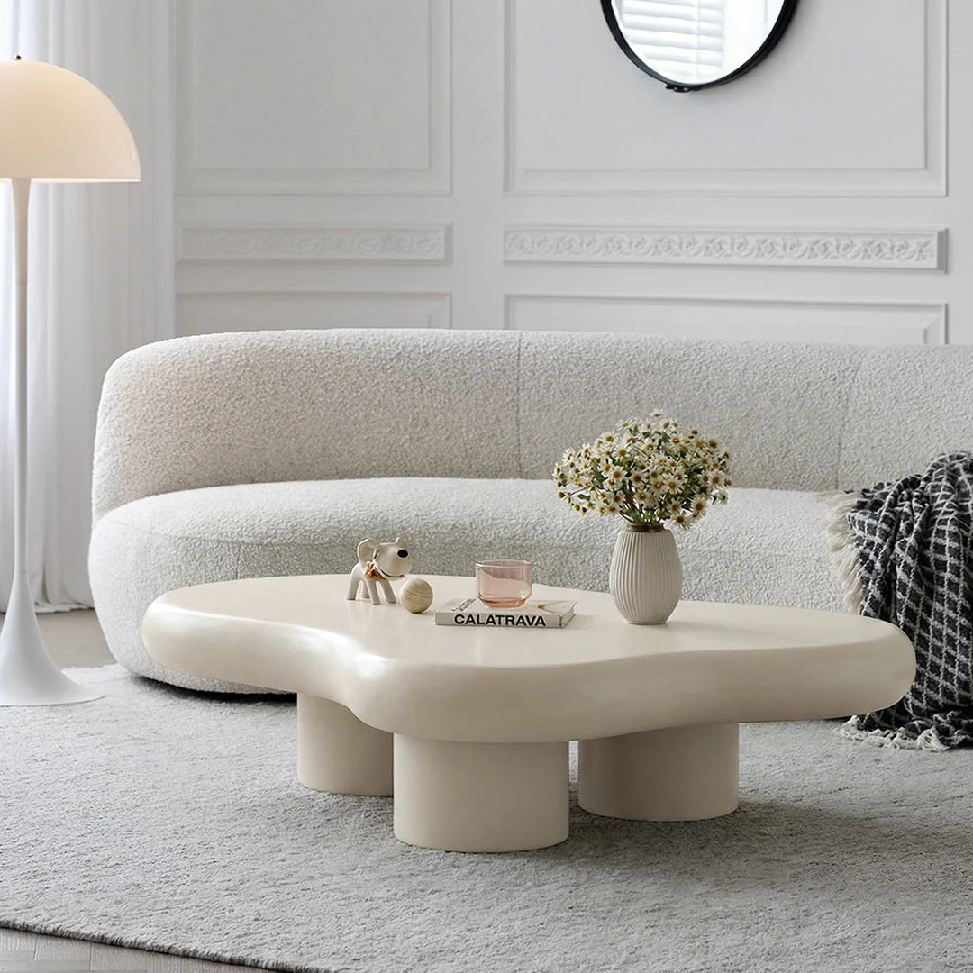 Quintus Coffee Table, Cream