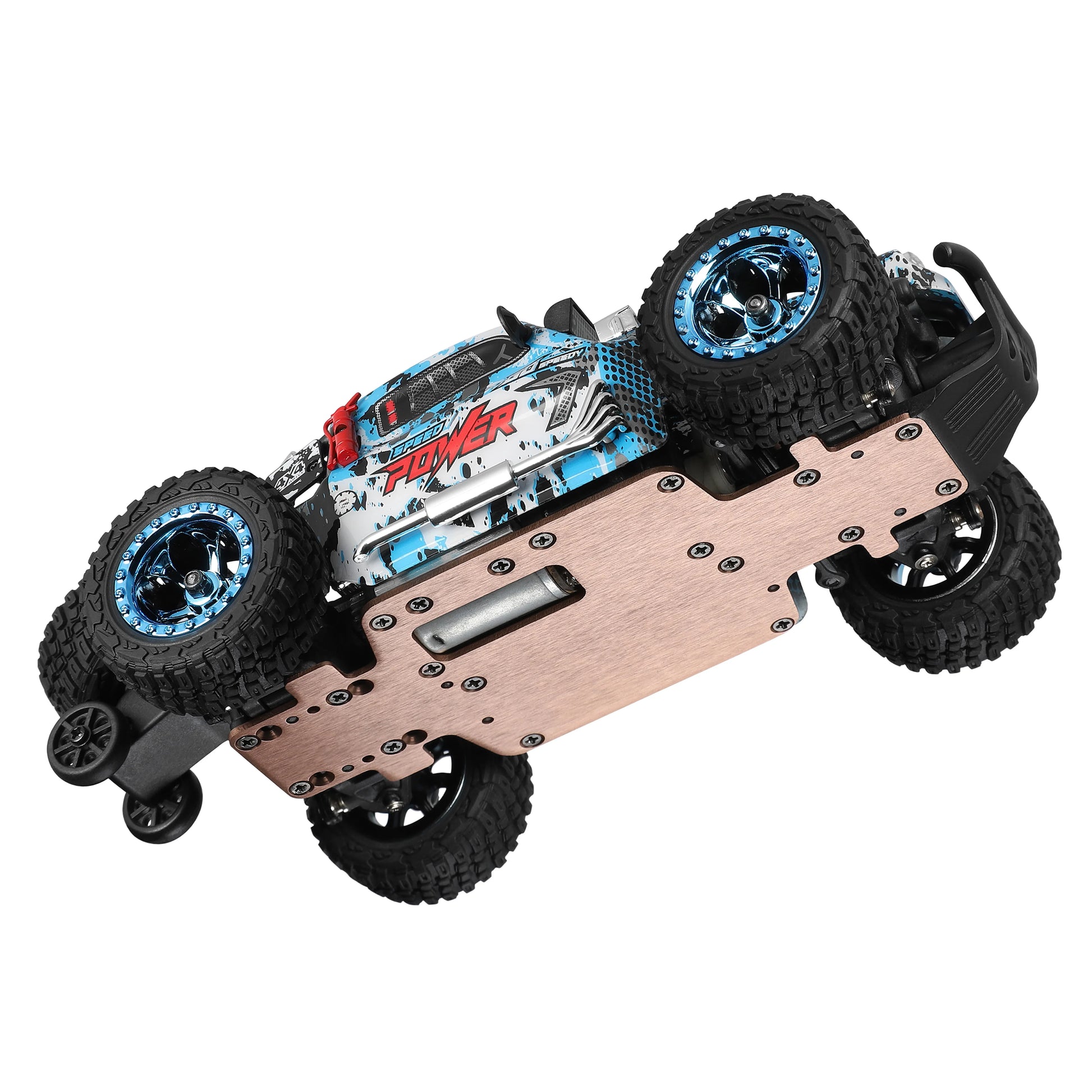 Wltoys 1/28 284161 V8 4WD RC Monster Trucks with LED Lights 2.4G Radio Remote Control Car Off-Road Drift for Kids Toys