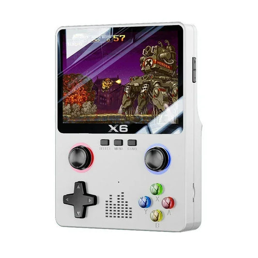 NEW X6 Game Console Retro Video Game Console 3.5'' IPS Screen Portable Handheld Game Player Classic Games Children Gifts