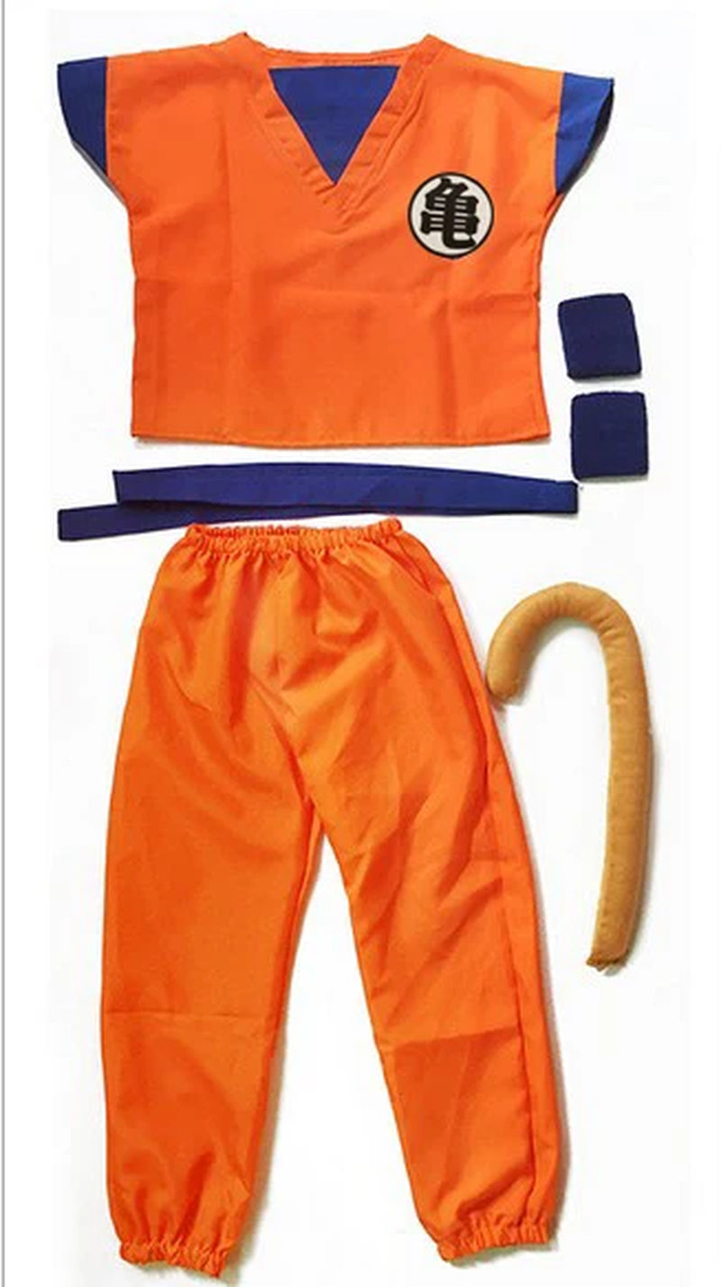 Dragon Clothes Suit Cosplay Costumes Top/Pant/Belt/Tail/Wrister/Wig/Shoes Adult&Kids Halloween Costume