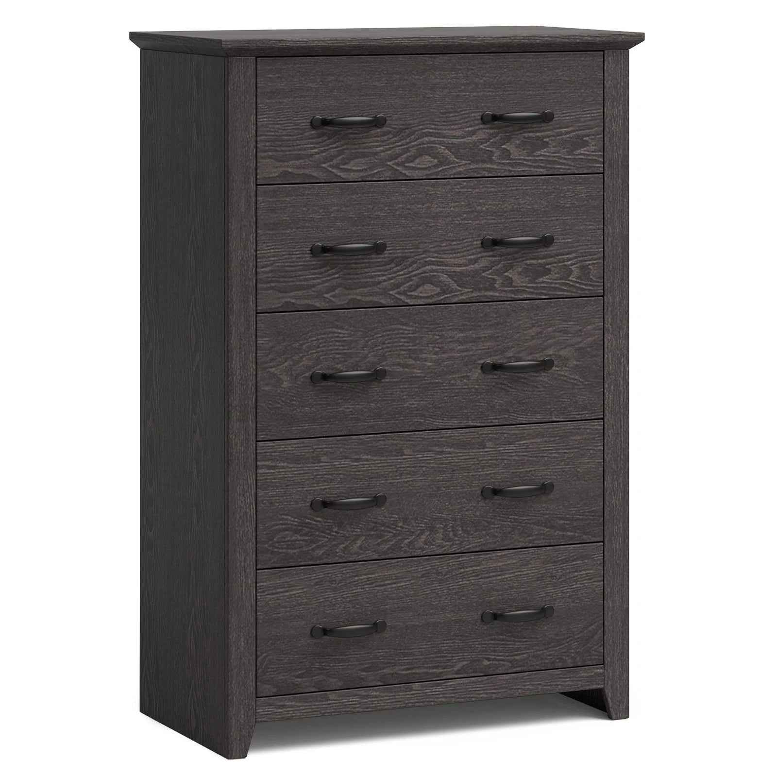 Dresser Vertical Chest of Drawers with 5 Pull-Out Drawers