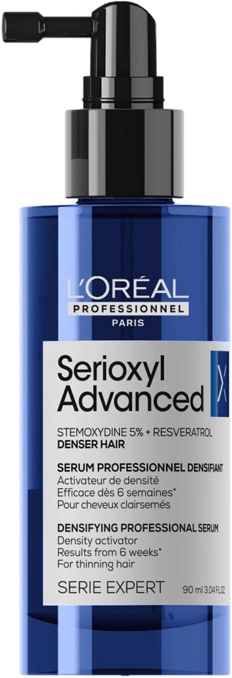 L'Oréal Professionnel Serioxyl Advanced Density Activator Serum, Densifying Scalp Treatment for Thinning Hair, Serie Expert, 90Ml